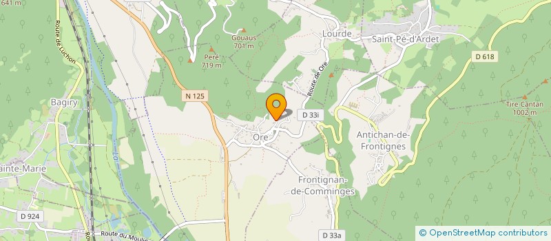 localisation de l'entreprise MADAME VOLOLONIAINA RAKOTONDRAZAFY  SAUVETERRE-DE-COMMINGES