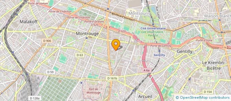 localisation de l'entreprise MADAME VONG-DARA MENG à MONTROUGE