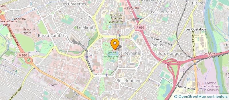 localisation de l'entreprise MADAME VONGLACMONY NORODOM à TOULOUSE