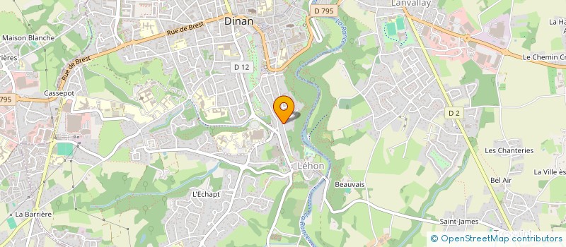 localisation de l'entreprise MADAME VONNICK LE BESCOND à DINAN