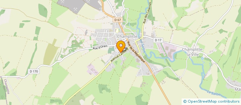 localisation de l'entreprise MADAME VONNY THOREY  CHAMPLITTE