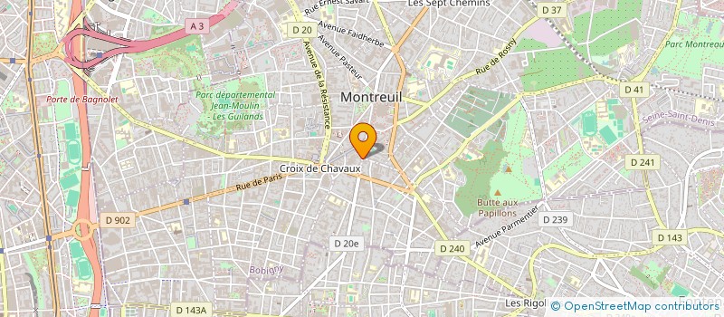 localisation de l'entreprise MADAME VOSO GOTRE à MONTREUIL