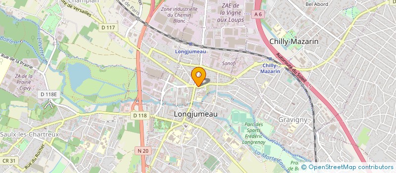 localisation de l'entreprise MADAME VOURN HORN à LONGJUMEAU