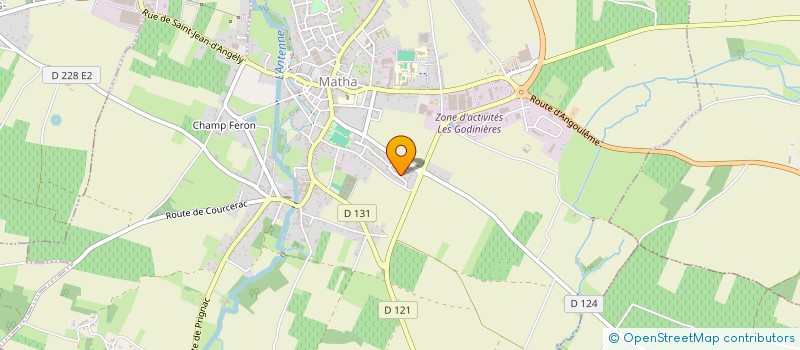 localisation de l'entreprise MADAME VRGINIA LENESTOUR  MATHA