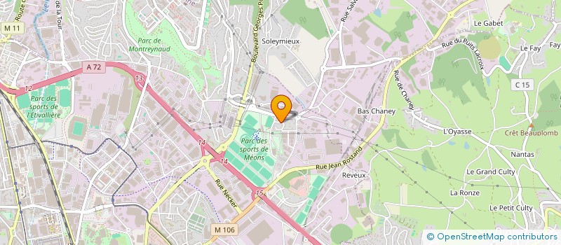 localisation de l'entreprise MADAME VRONIQUE DA GRACA  SAINT-ETIENNE