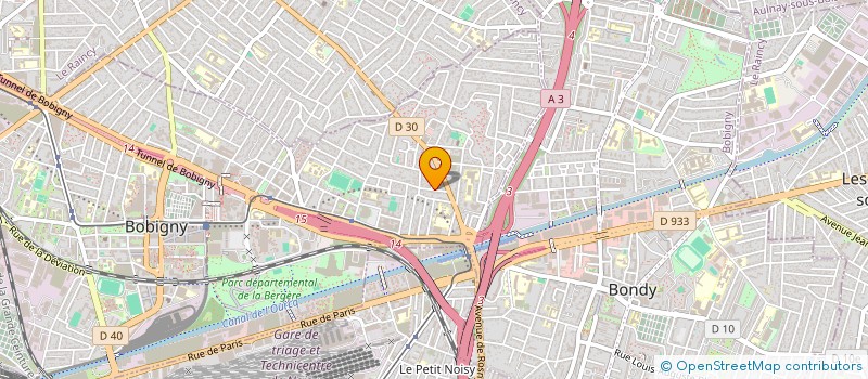 localisation de l'entreprise MADAME VTC 75  BOBIGNY