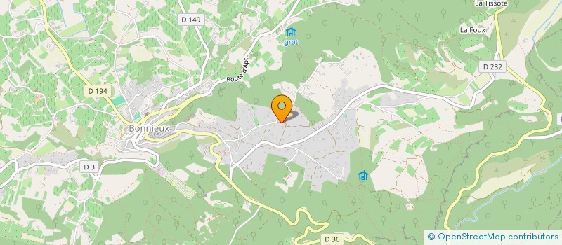 localisation de l'entreprise MADAME VU PFEUFER  BONNIEUX