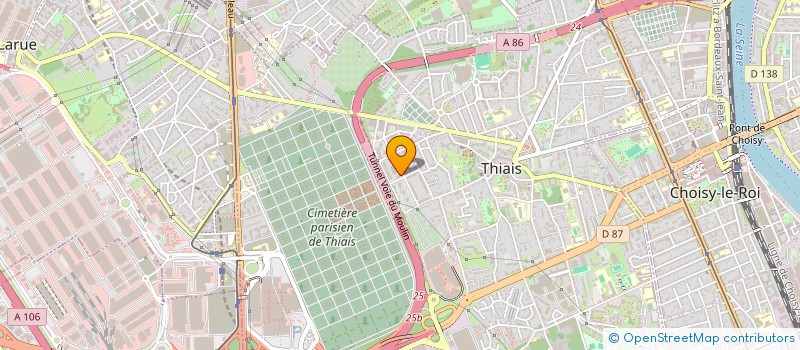 localisation de l'entreprise MADAME VUONG HOANG  THIAIS