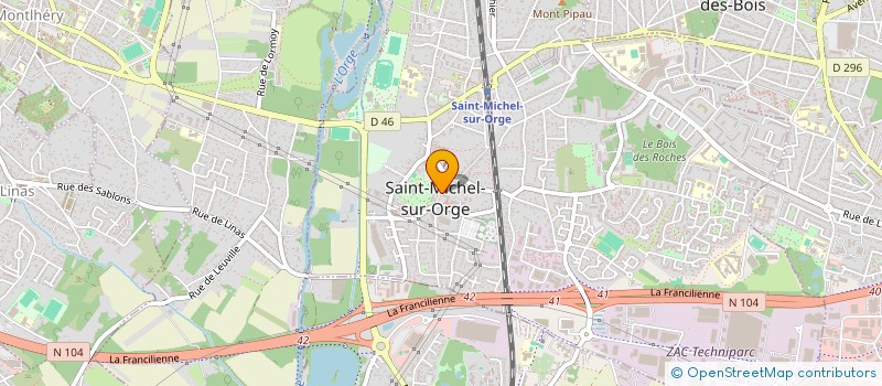 localisation de l'entreprise MADAME VYBELH NGHABALA  SAINT-MICHEL-SUR-ORGE