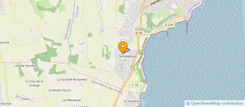 localisation de l'entreprise MADAME VYRINDIANA RINDENKO  CANCALE