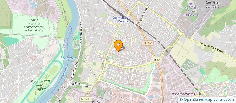 localisation de l'entreprise MADAME WAFA BAGHDADI  CORMEILLES-EN-PARISIS