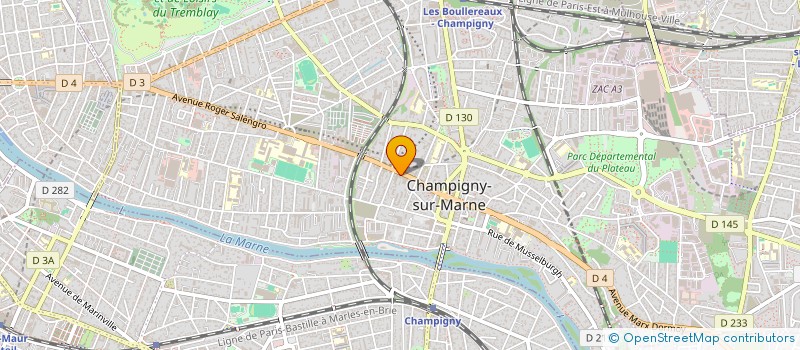 localisation de l'entreprise MADAME WAFA BEN AMOR à CHAMPIGNY-SUR-MARNE