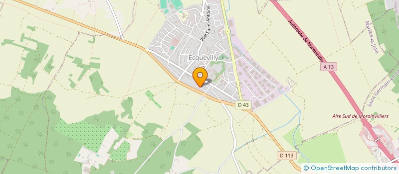 localisation de l'entreprise MADAME WAFA BOUKERMA  ECQUEVILLY