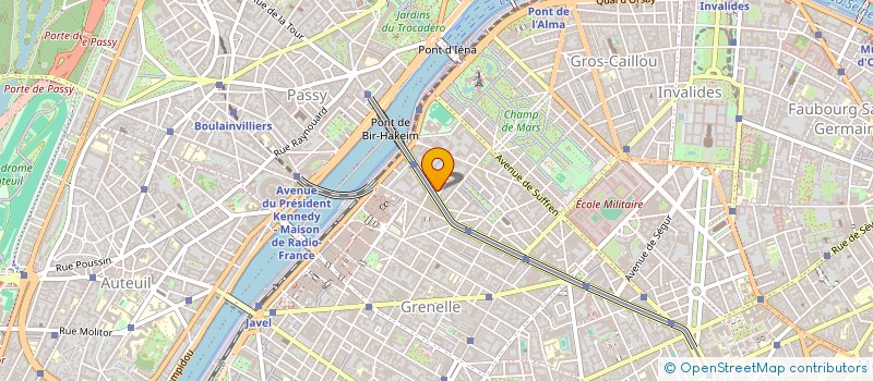 localisation de l'entreprise MADAME WAFA JAWAD  PARIS