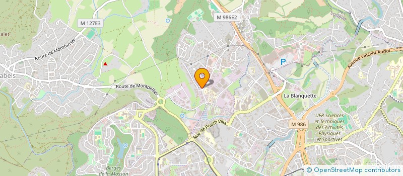 localisation de l'entreprise MADAME WAFA MRABOU  GRABELS