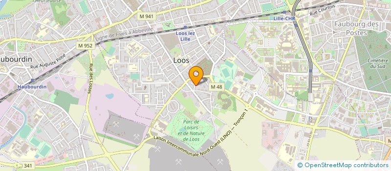 localisation de l'entreprise MADAME WAFA NAJI  LOOS