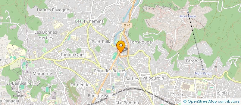 localisation de l'entreprise MADAME WAFA OUAKKI  TOULON