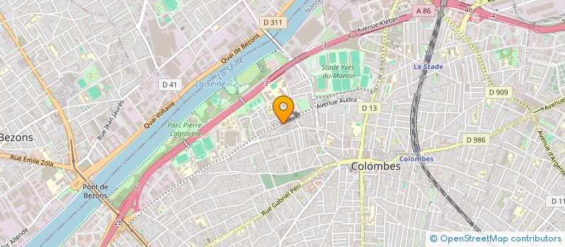 localisation de l'entreprise MADAME WAFAA AIT-AKIL  COLOMBES