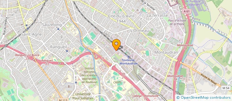 localisation de l'entreprise MADAME WAFAA ALFNISH  TOULOUSE