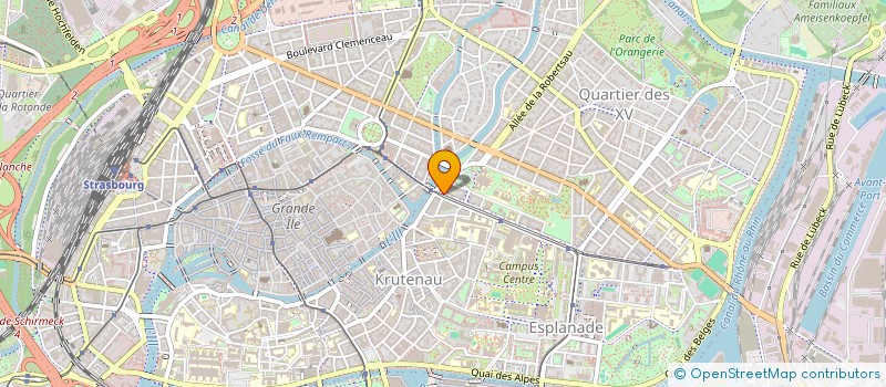 localisation de l'entreprise MADAME WAFAA BENKORRECHE  STRASBOURG