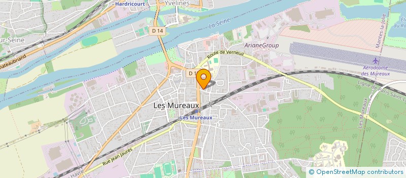 localisation de l'entreprise MADAME WAFAA BENREZZOUG à LES MUREAUX