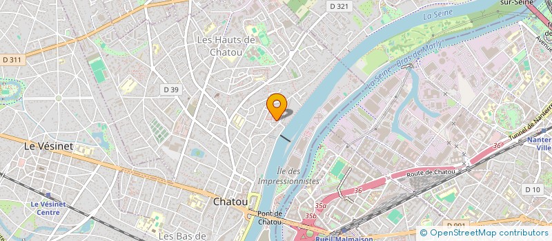 localisation de l'entreprise MADAME WAFAA DJIHENE ARIF  CHATOU