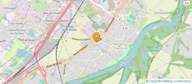 localisation de l'entreprise MADAME WAFAE EL KASSILI  PORTET-SUR-GARONNE