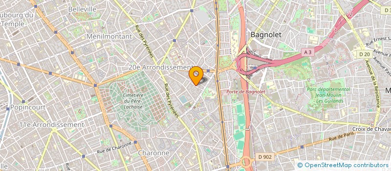 localisation de l'entreprise MADAME WAFAE FARDI  PARIS