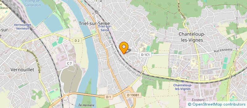 localisation de l'entreprise MADAME WAFAE LAHMIDI à TRIEL-SUR-SEINE