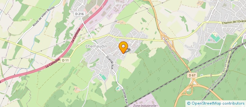 localisation de l'entreprise MADAME WAFAE LEKHAL  CHEMAUDIN ET VAUX