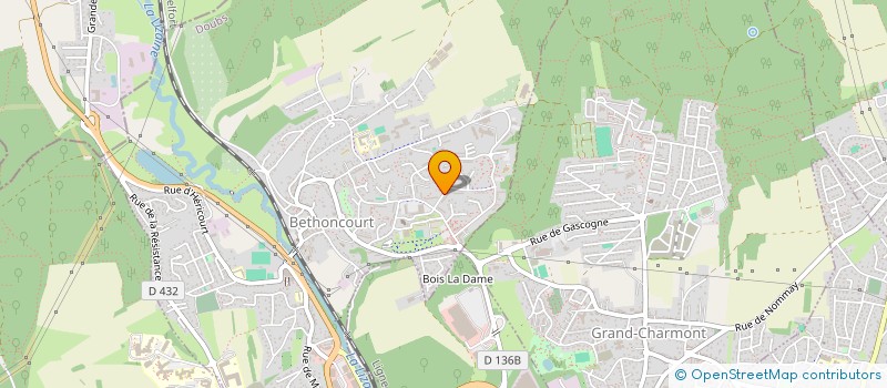 localisation de l'entreprise MADAME WAFILA EL MOURABITI  BETHONCOURT