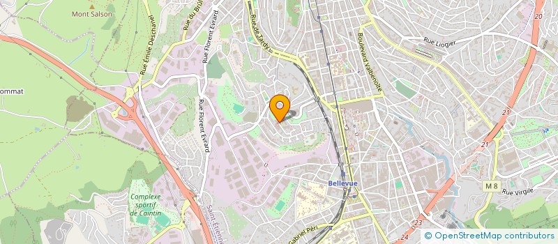 localisation de l'entreprise MADAME WAHIBA BENKHADRA à SAINT-ETIENNE