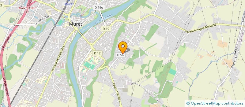 localisation de l'entreprise MADAME WAHIBA BENNIA  MURET