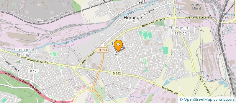 localisation de l'entreprise MADAME WAHIBA BOUMAHRAZ  FLORANGE