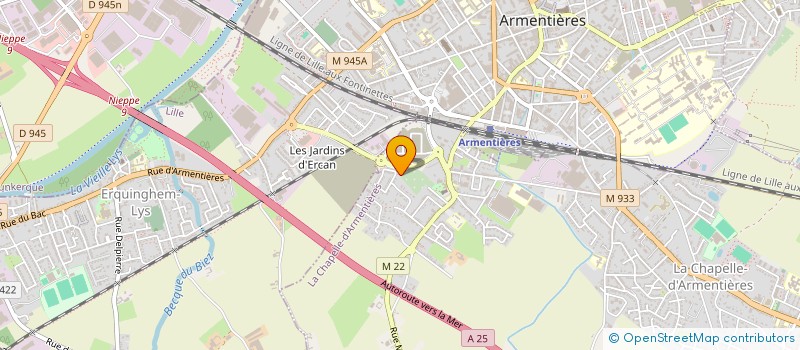 localisation de l'entreprise MADAME WAHIBA CHANNOUF  ARMENTIERES