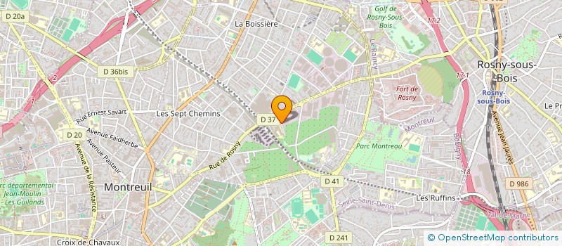 localisation de l'entreprise MADAME WAHIBA DJERROUD à MONTREUIL