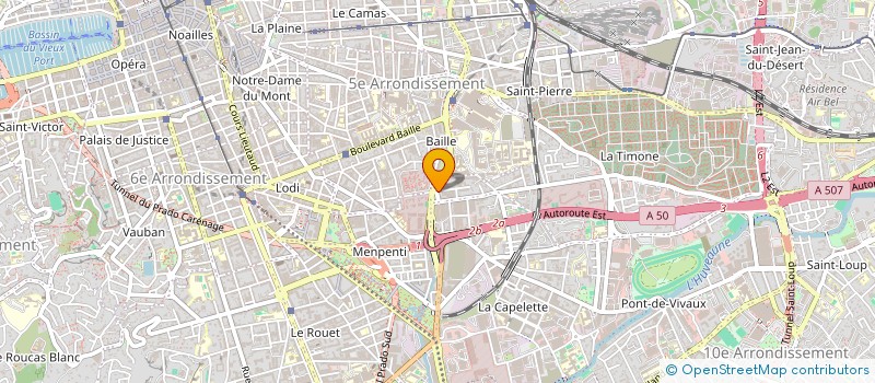 localisation de l'entreprise MADAME WAHIDA BENAMARA  MARSEILLE