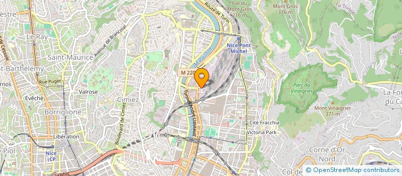 localisation de l'entreprise MADAME WALA ZAMMIT  NICE