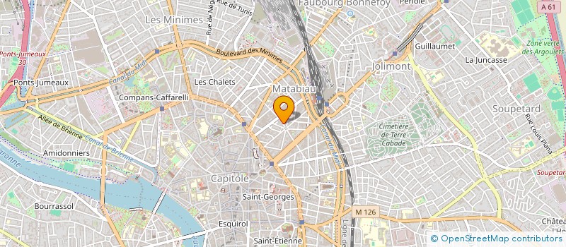 localisation de l'entreprise MADAME WALCILENE DE ALMEIDA BATISTA  TOULOUSE