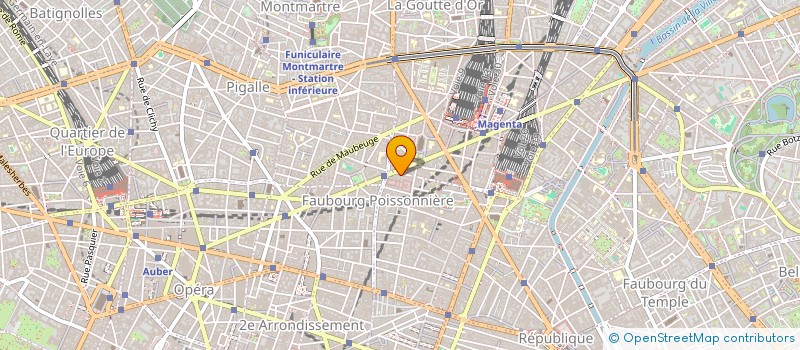 localisation de l'entreprise MADAME WALID OGGAR  PARIS