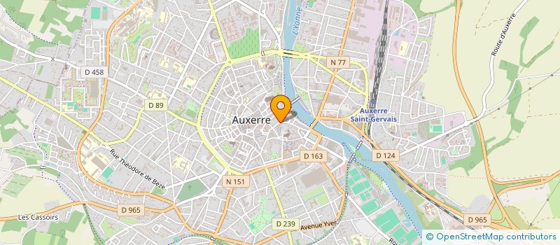 localisation de l'entreprise MADAME WALLY CALISI à AUXERRE