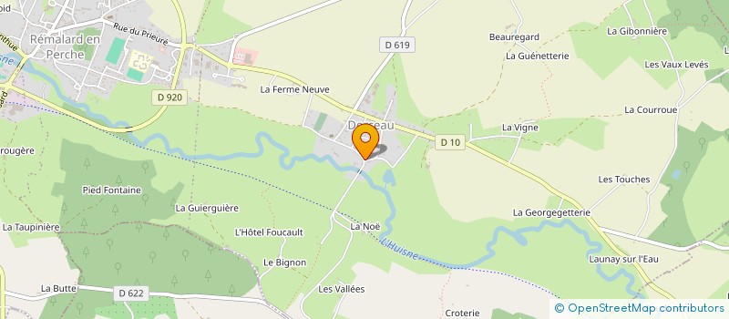 localisation de l'entreprise MADAME WALLYS TABOUREL à REMALARD-EN-PERCHE