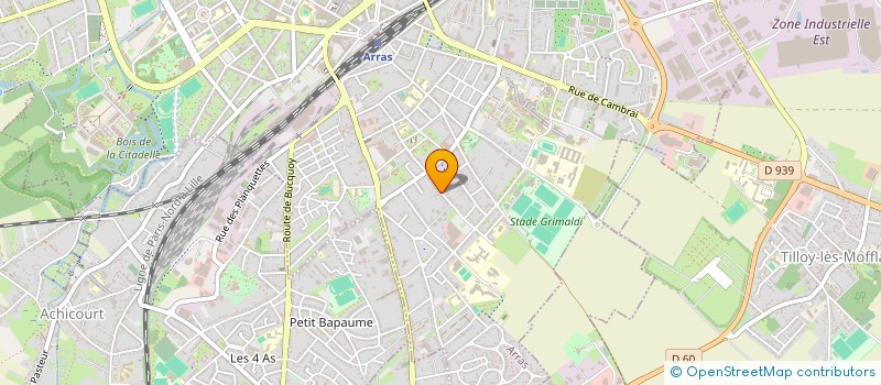 localisation de l'entreprise MADAME WANDA DELEURY à ARRAS