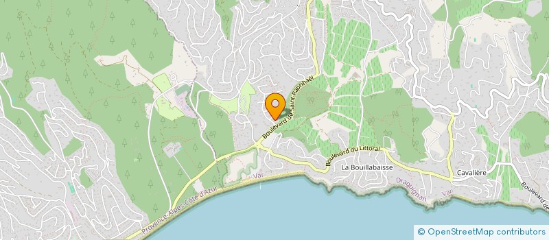 localisation de l'entreprise MADAME WANDA EUSEPI  LA CROIX-VALMER