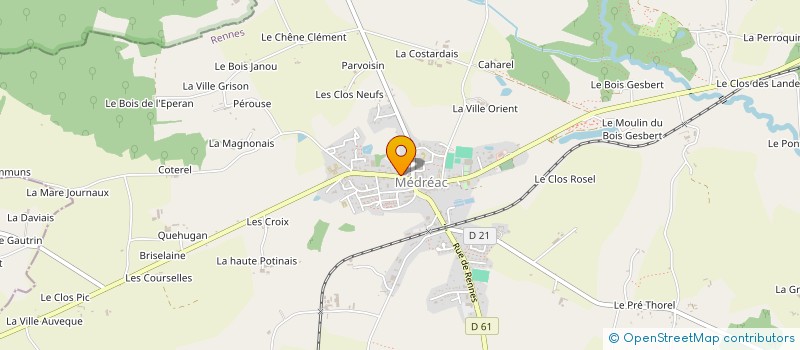 localisation de l'entreprise MADAME WANDA GOURDON  MEDREAC