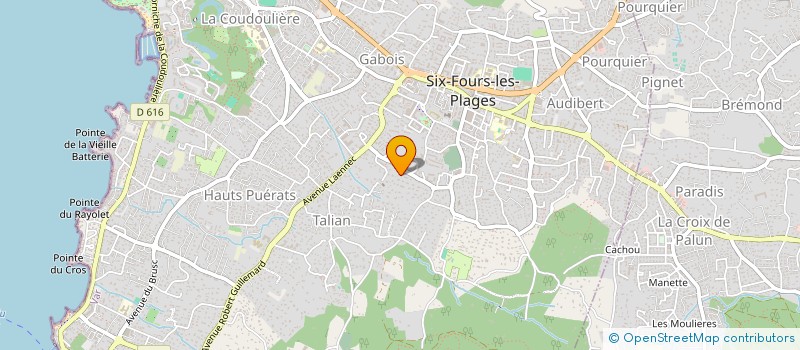 localisation de l'entreprise MADAME WANDA GUIDICELLI à SIX-FOURS-LES-PLAGES