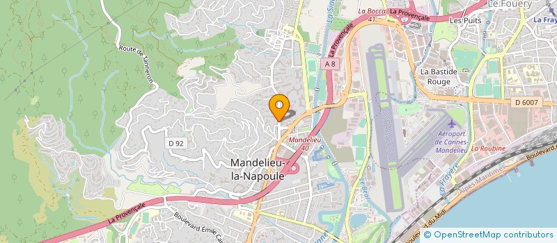 localisation de l'entreprise MADAME WANDA SZYMURA à MANDELIEU-LA-NAPOULE
