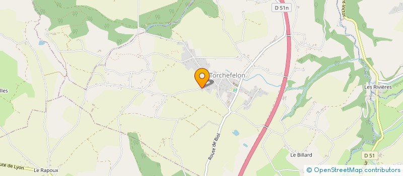 localisation de l'entreprise MADAME WANDA TAVERNE  TORCHEFELON