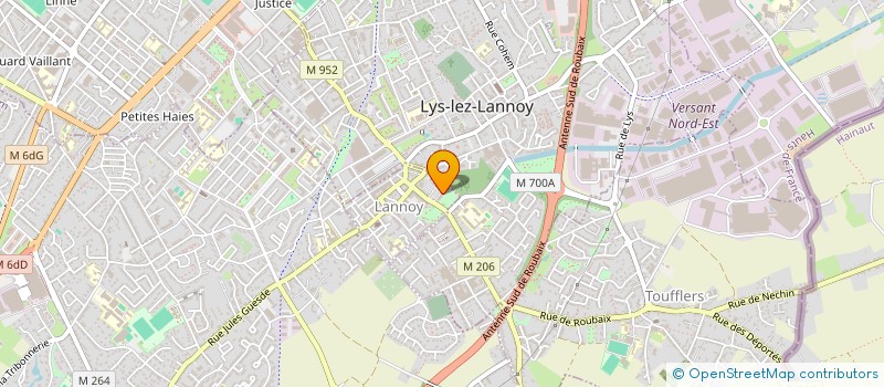 localisation de l'entreprise MADAME WANESA OSEWSKA  LANNOY