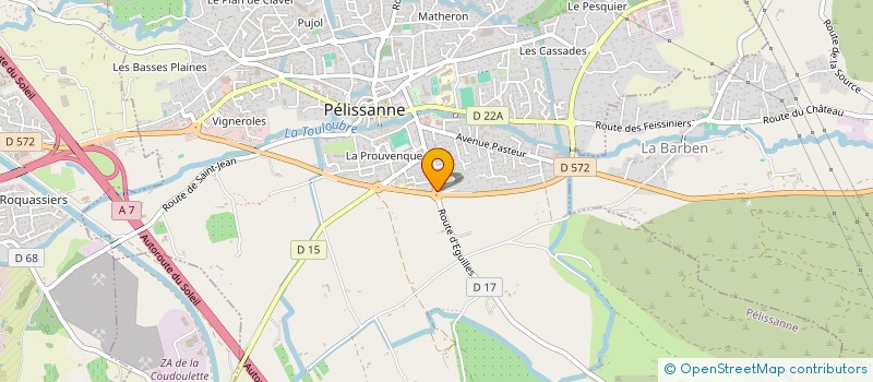 localisation de l'entreprise MADAME WANESSA RUSSO  PELISSANNE